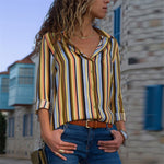 Women Blouses 2019 Fashion Long Sleeve Turn Down Collar Office Shirt Leisure Blouse Shirt Casual Tops Plus Size Blusas Femininas