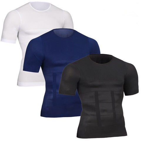 Men's Slimming Shaper Posture Vest Male Belly Abdomen For Corrector Compression Body building Fat Burn Chest Tummy Shirt Corset