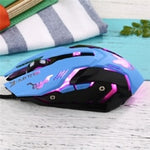 OW D.va Mercy Reaper USB Wired Mouse 6 Button 2400 DPI Optica Breathing Gaming Mice for CF Overwatch Optica Laptop Computer Game