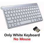 2.4G Wireless Keyboard and Mouse Mini Multimedia Keyboard Mouse Combo Set For Notebook Laptop Mac Desktop PC TV Office Supplies