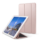 Case for New iPad 9.7 inch 2017 2018 Air 1 Air 2  Funda Soft silicone bottom Back PU Leather Smart Cover Auto Sleep