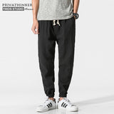 Privathinker Brand Casual Harem Pants Men Jogger Pants Men Fitness Trousers Male Chinese Traditional Harajuku 2019 Summer Clothe